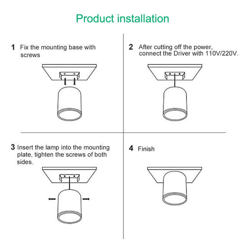 Modern Flush Mounted LED Down Light