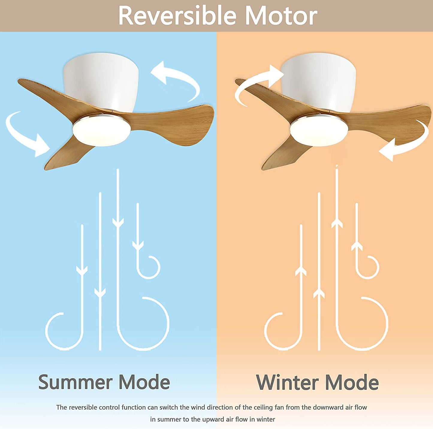 Modern Lux 22 Comfort Ceiling Fan with Light