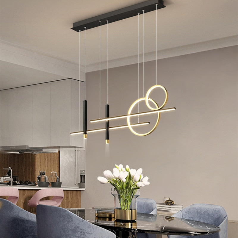 Modern Sloped Ceiling Lux Chandelier