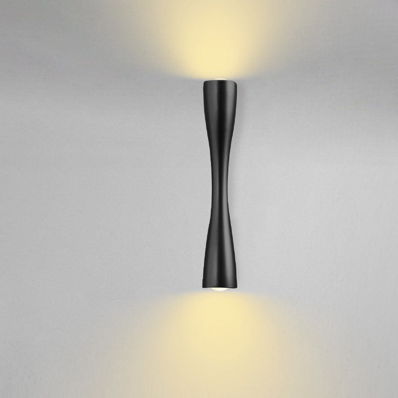 Modern Minimalist Lux Black Gold Wall Sconce