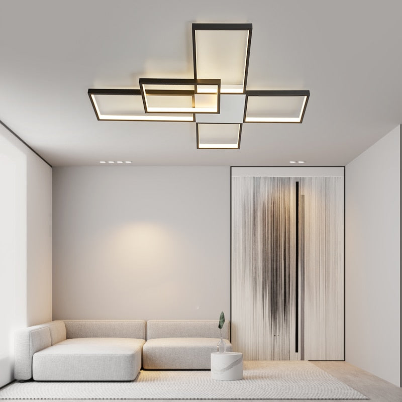 Modern Masterpiece Rectangles Lux Ceiling Light