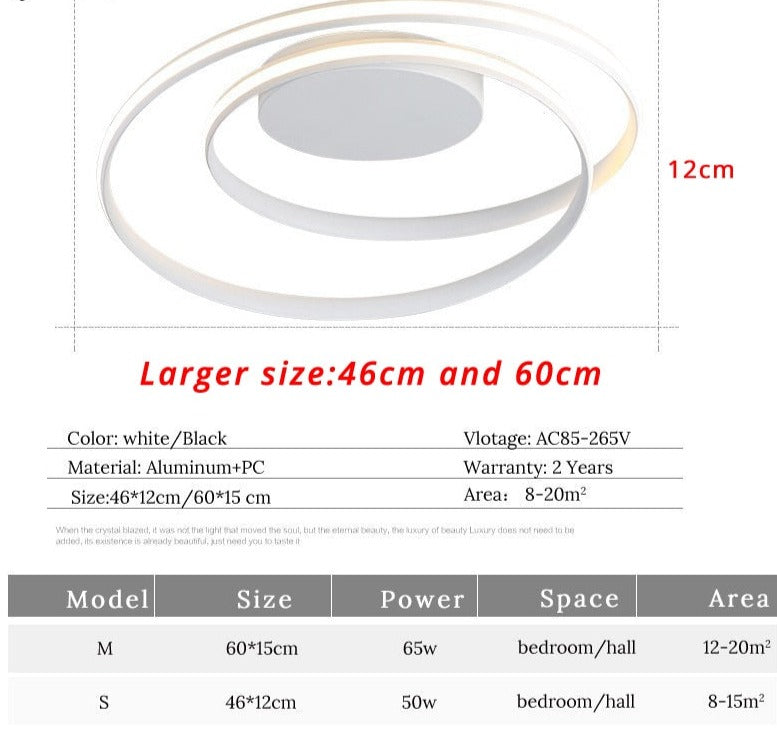 Modern Forever Circle Lux Ceiling Lights