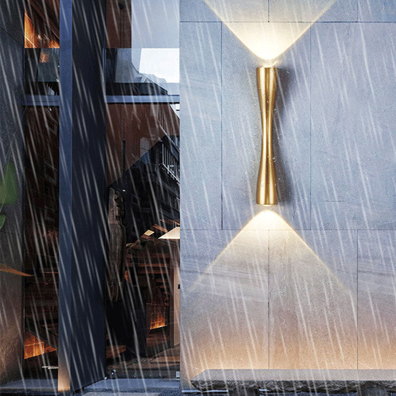 Modern Minimalist Lux Black Gold Wall Sconce