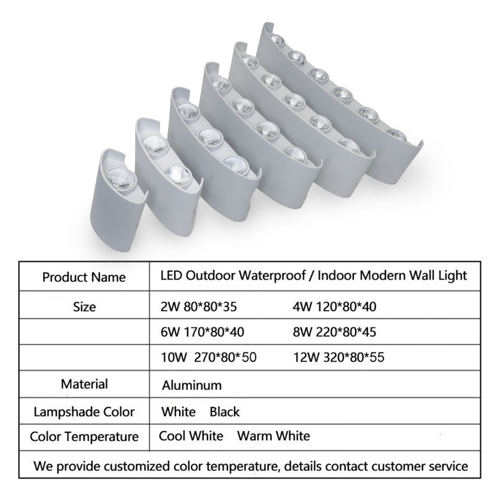 Modern Minimalist Lux Outdoor Wall lights