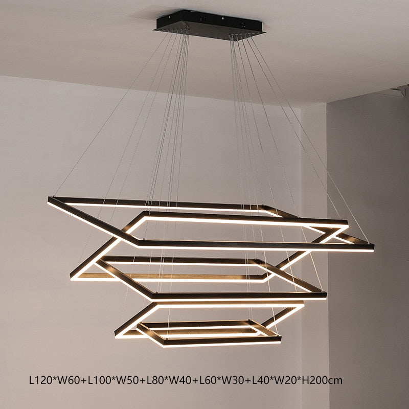 Adjustable Modern Lux Staircase Style Pendant Chandeliers