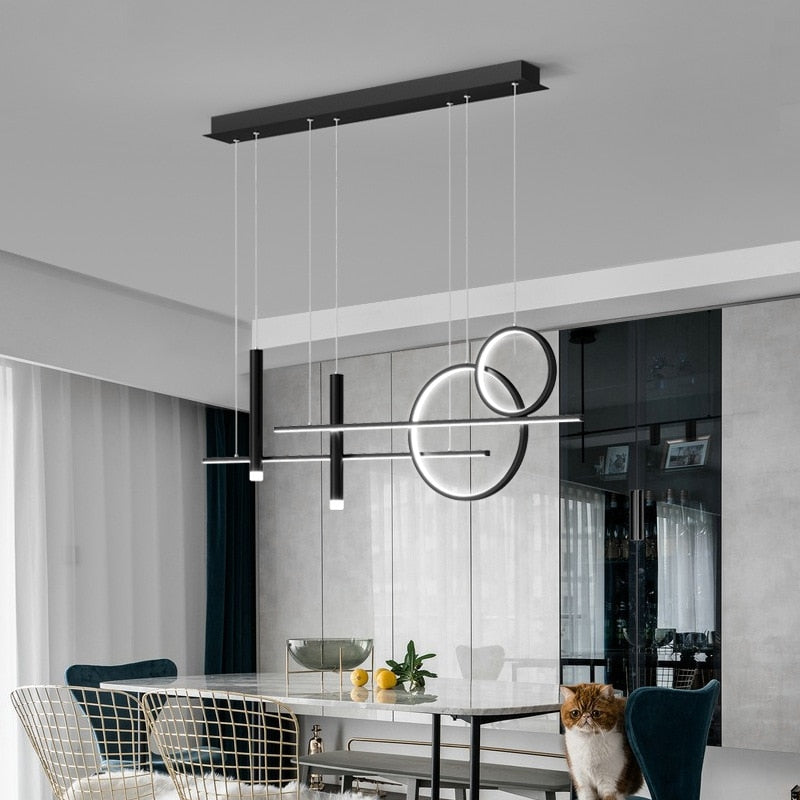 Modern Sloped Ceiling Lux Chandelier
