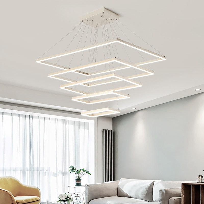 Adjustable Modern Lux Staircase Style Pendant Chandeliers