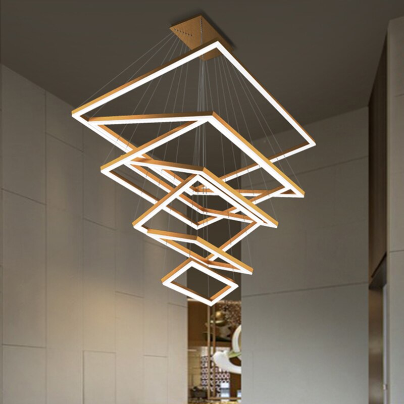 Adjustable Modern Lux Staircase Style Pendant Chandeliers