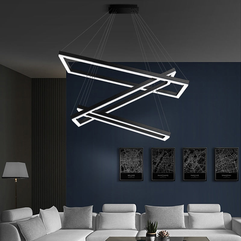 Adjustable Modern Lux Staircase Style Pendant Chandeliers