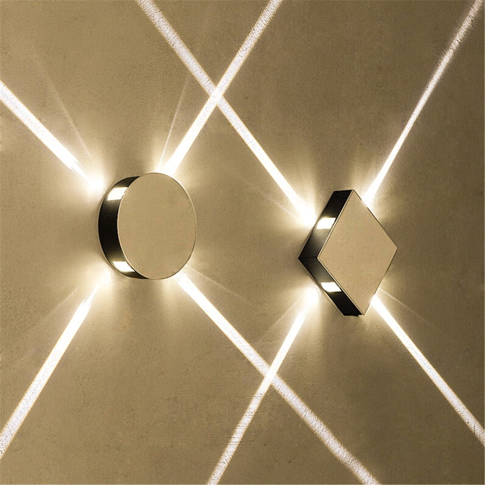 Minimalist Light Beams Wall Lights