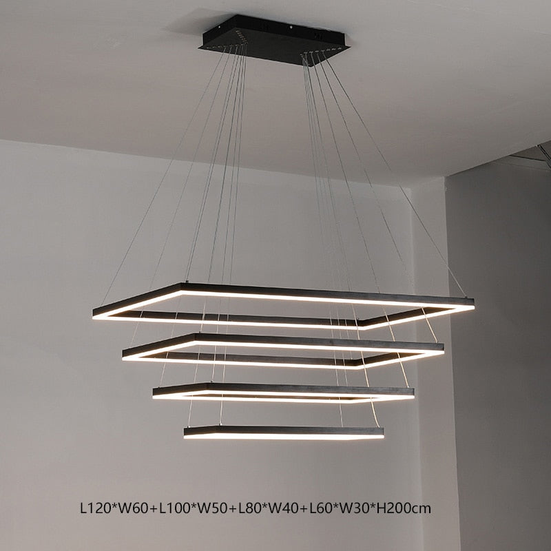 Adjustable Modern Lux Staircase Style Pendant Chandeliers