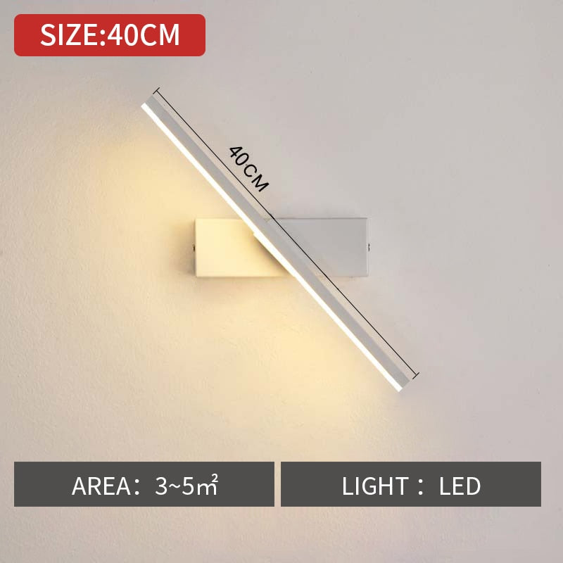 Minimalist Rotating LED Wall Light