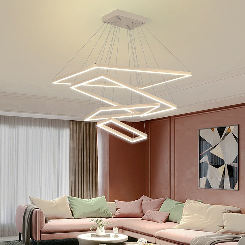 Adjustable Modern Lux Staircase Style Pendant Chandeliers