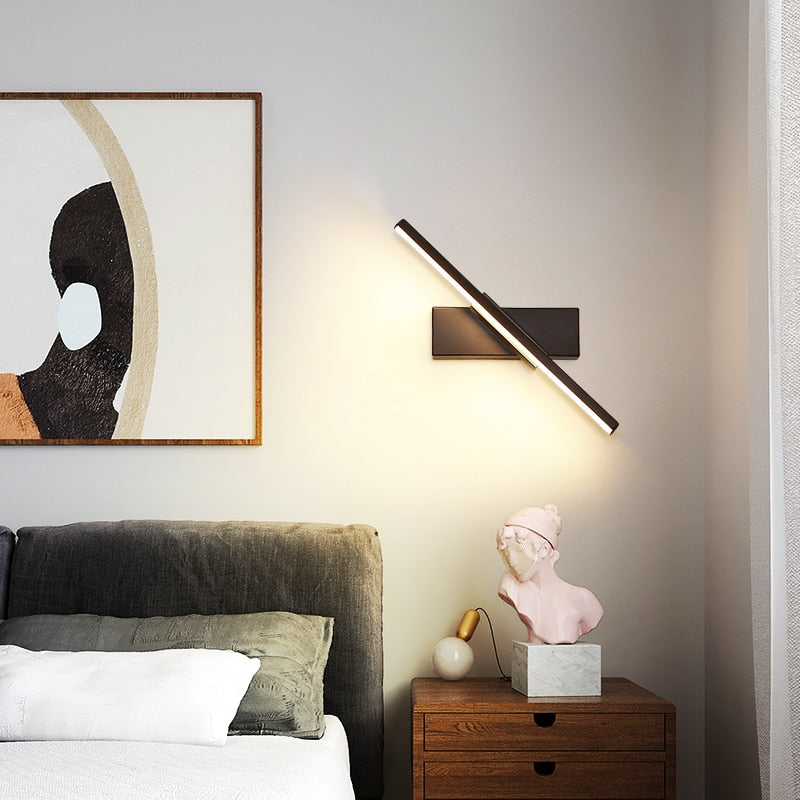Minimalist Rotating LED Wall Light