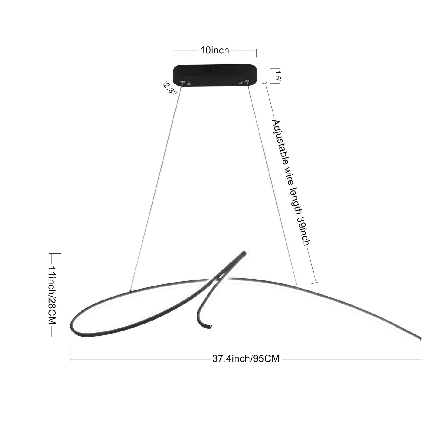 Modern Lux Signature Pendant Chandelier