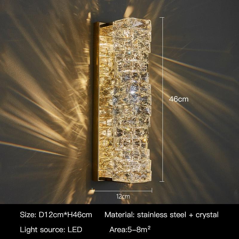High Quality Lux Crystal Wall Sconce