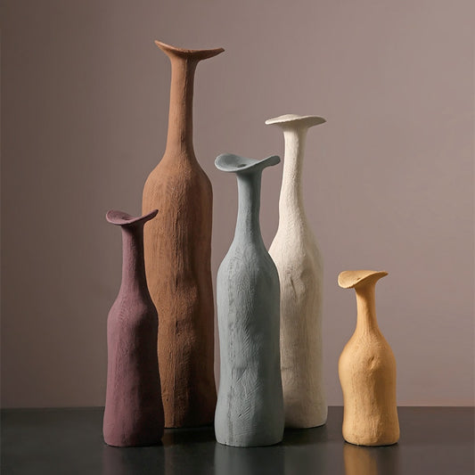 Multi-color Simple Art Ceramic Vases for Home Decoration