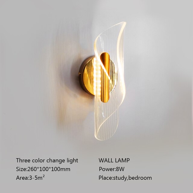 Acrylic LED Lux Hall Lamps