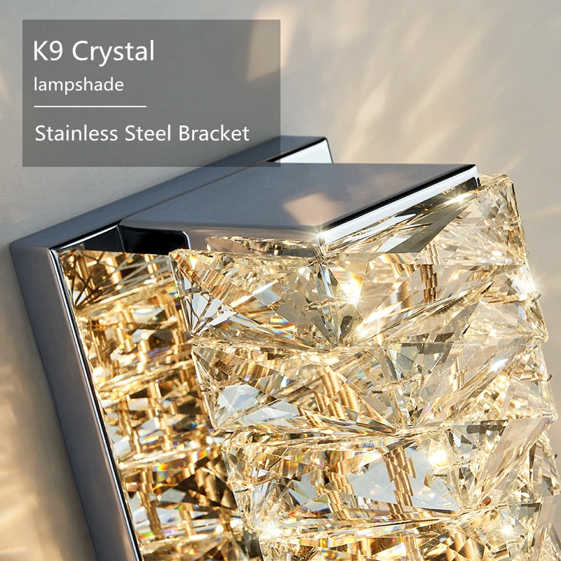High Quality Lux Crystal Wall Sconce