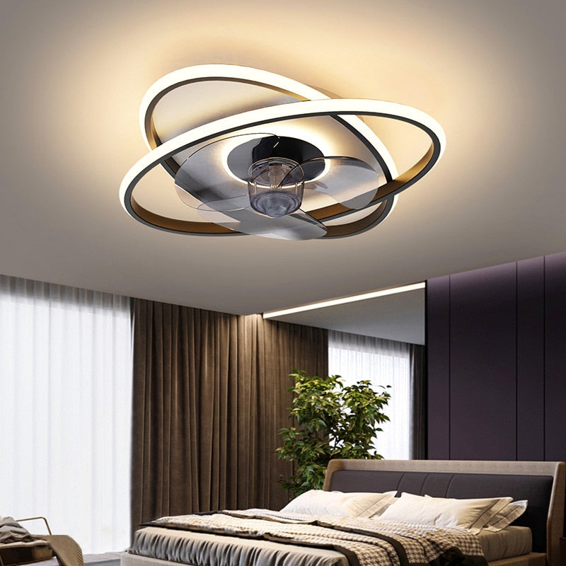 Lux Comfort Low Profile Ceiling Fan With Light