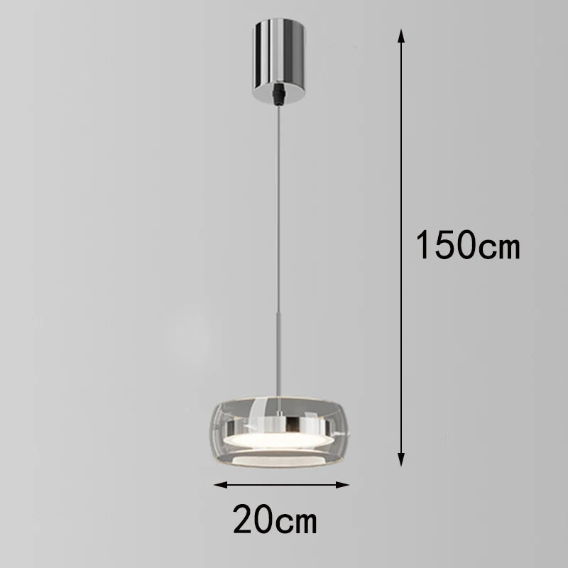 Modern LED Dining Room Pendant Light – Linear Ceiling LED