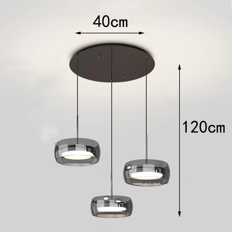 Modern LED Dining Room Pendant Light – Linear Ceiling LED