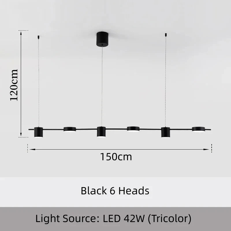Modern Dimmable LED Pendant Light for Living Room & Dining Table