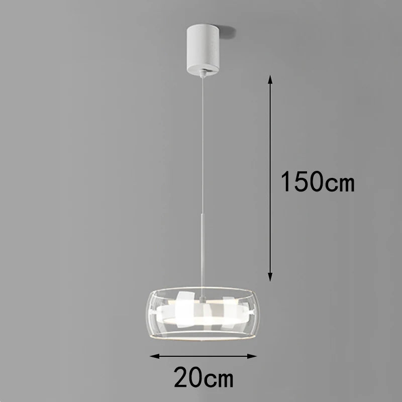 Modern LED Dining Room Pendant Light – Linear Ceiling LED