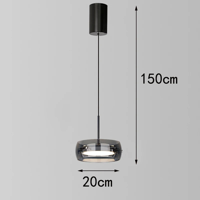 Modern LED Dining Room Pendant Light – Linear Ceiling LED