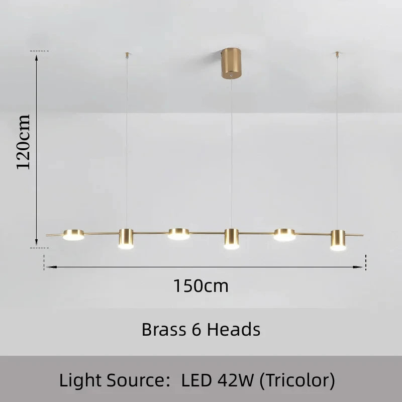 Modern Dimmable LED Pendant Light for Living Room & Dining Table