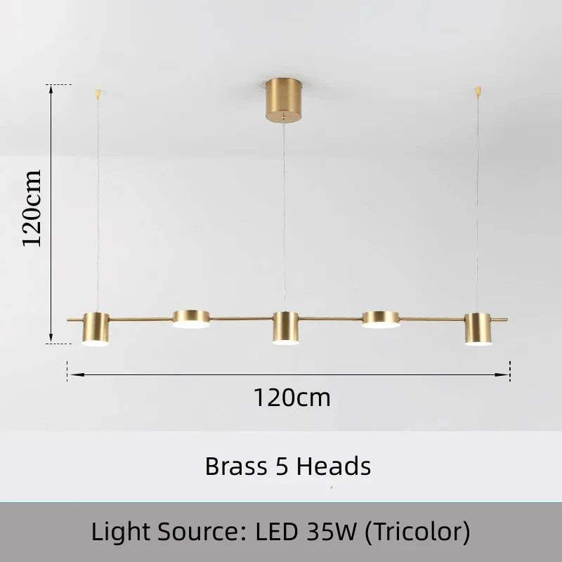 Modern Dimmable LED Pendant Light for Living Room & Dining Table