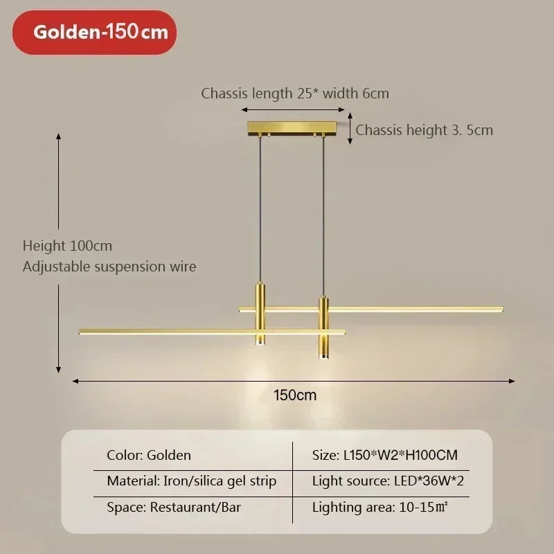 Modern Dimmable LED Pendant Light with Remote Control