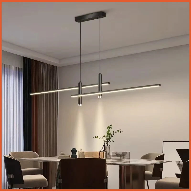 Modern Dimmable LED Pendant Light with Remote Control