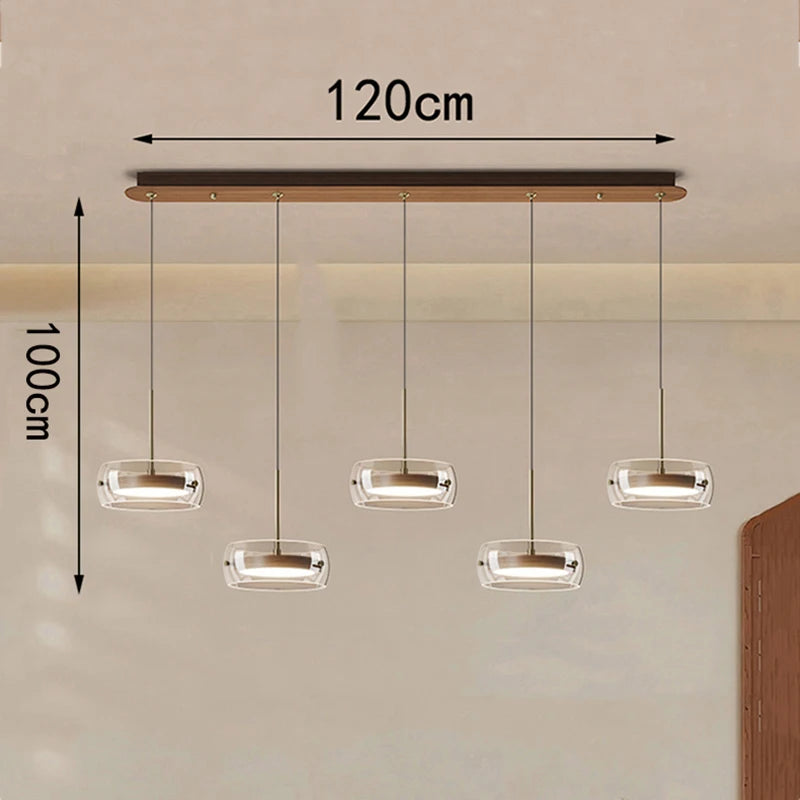 Modern LED Dining Room Pendant Light – Linear Ceiling LED