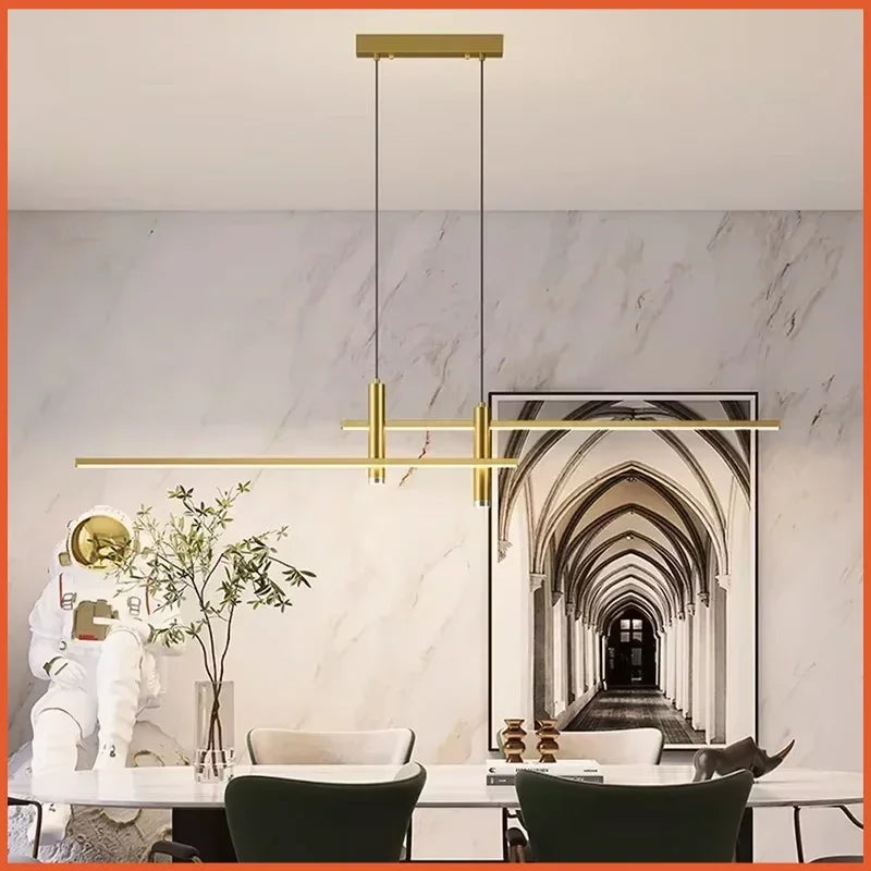 Modern Dimmable LED Pendant Light with Remote Control