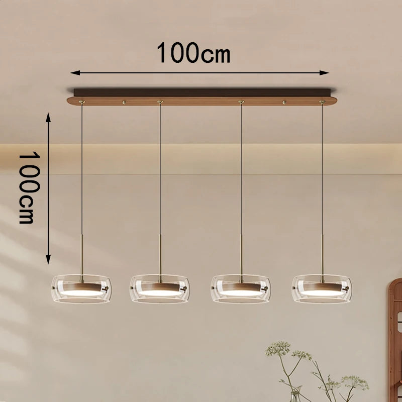 Modern LED Dining Room Pendant Light – Linear Ceiling LED