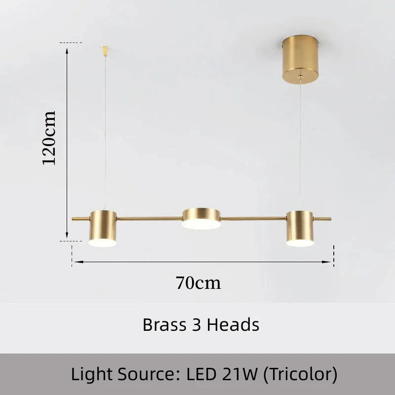 Modern Dimmable LED Pendant Light for Living Room & Dining Table