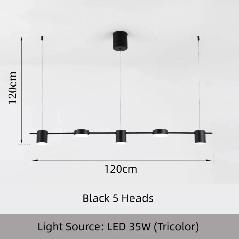 Modern Dimmable LED Pendant Light for Living Room & Dining Table