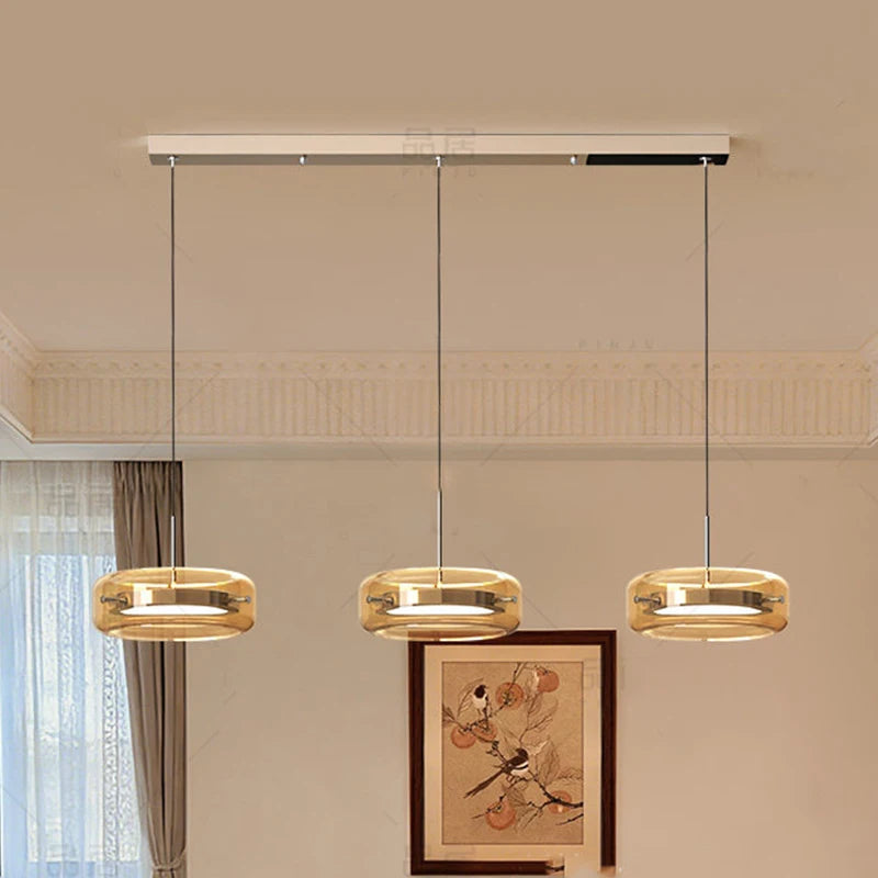 Modern LED Dining Room Pendant Light – Linear Ceiling LED