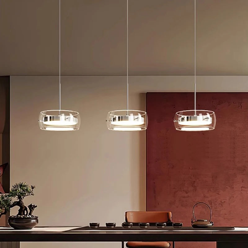 Modern LED Dining Room Pendant Light – Linear Ceiling LED