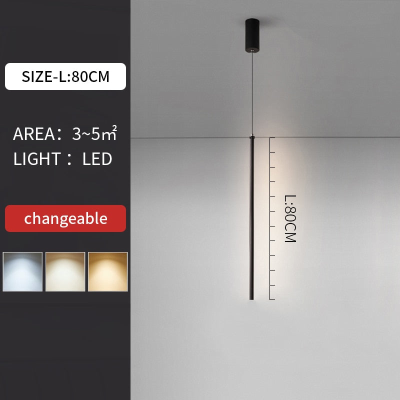 Modern Minimalist Hanging LED Pendant Lights