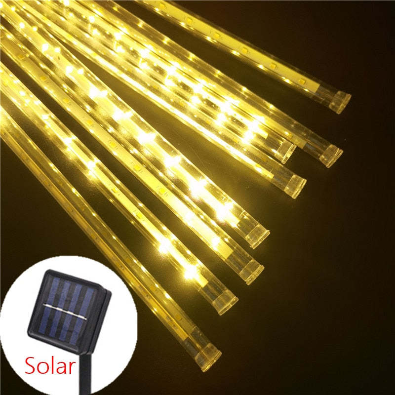 Solar LED Meteor Shower Hanging Lux Lights