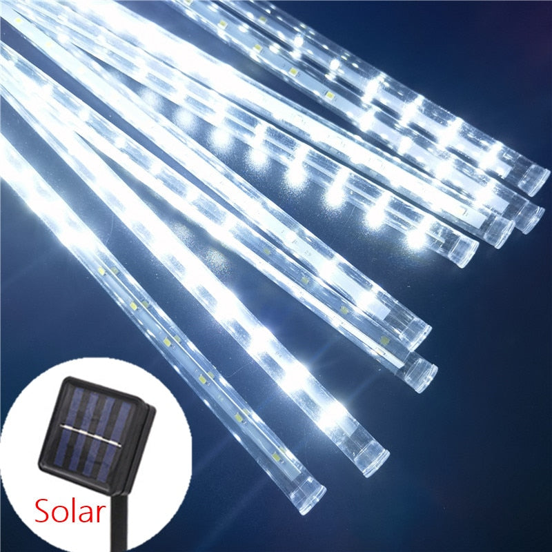 Solar LED Meteor Shower Hanging Lux Lights