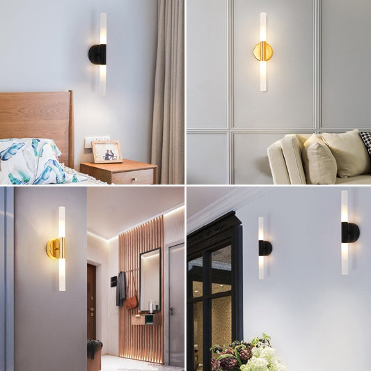 Modern Metal tube LED Wall Lamps