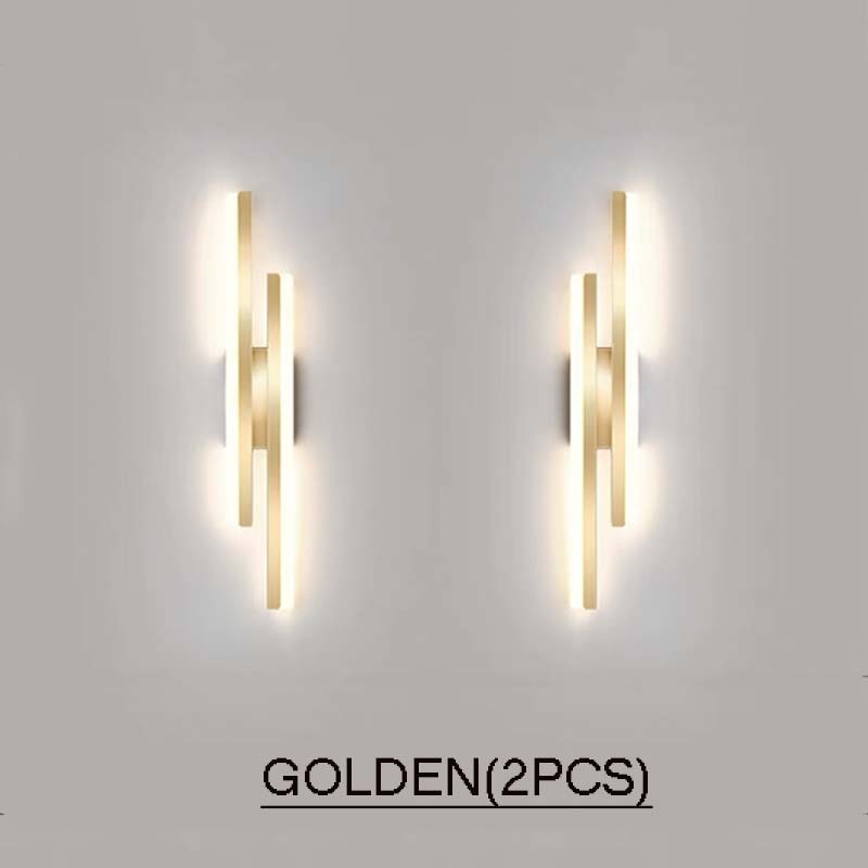 Contemporary Lux Twin Pillars Wall Sconce