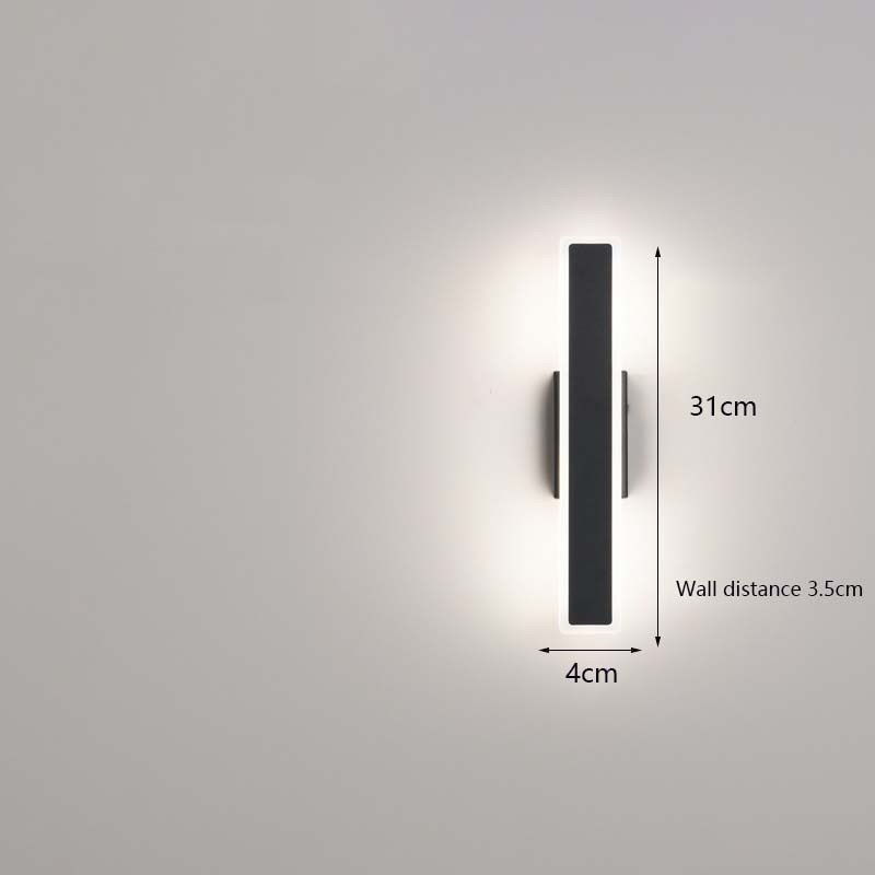 Contemporary Lux Twin Pillars Wall Sconce