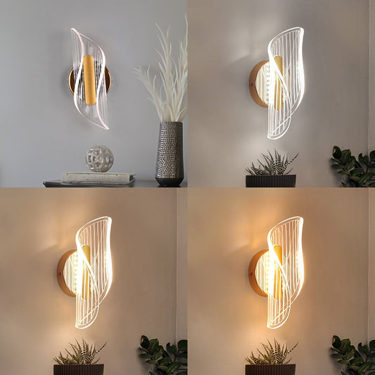 Lux Acrylic 3 Color Wall Lamp