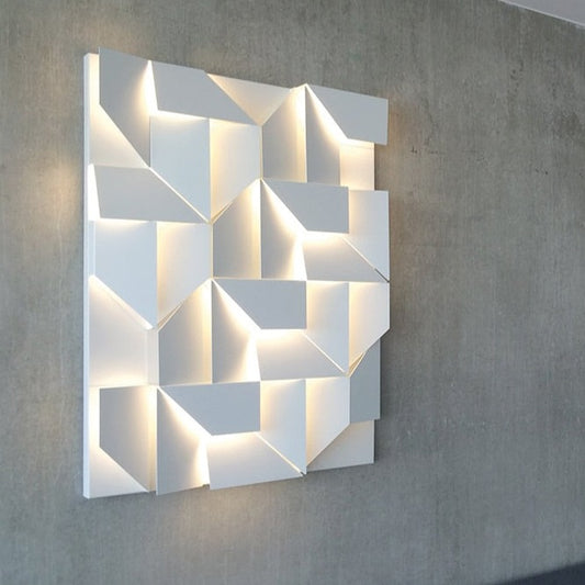 Geometric Lux LED Wall Art