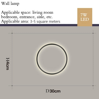 Modern Lux LED Wall Ring